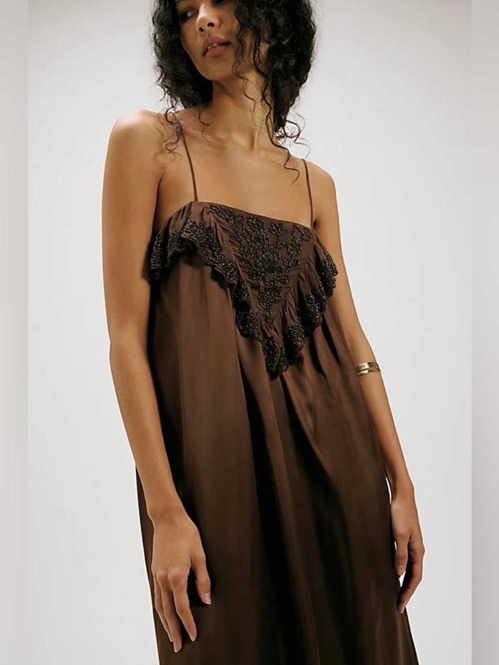 Free people Marquita dress pinecone brown - Picture 7 of 8
